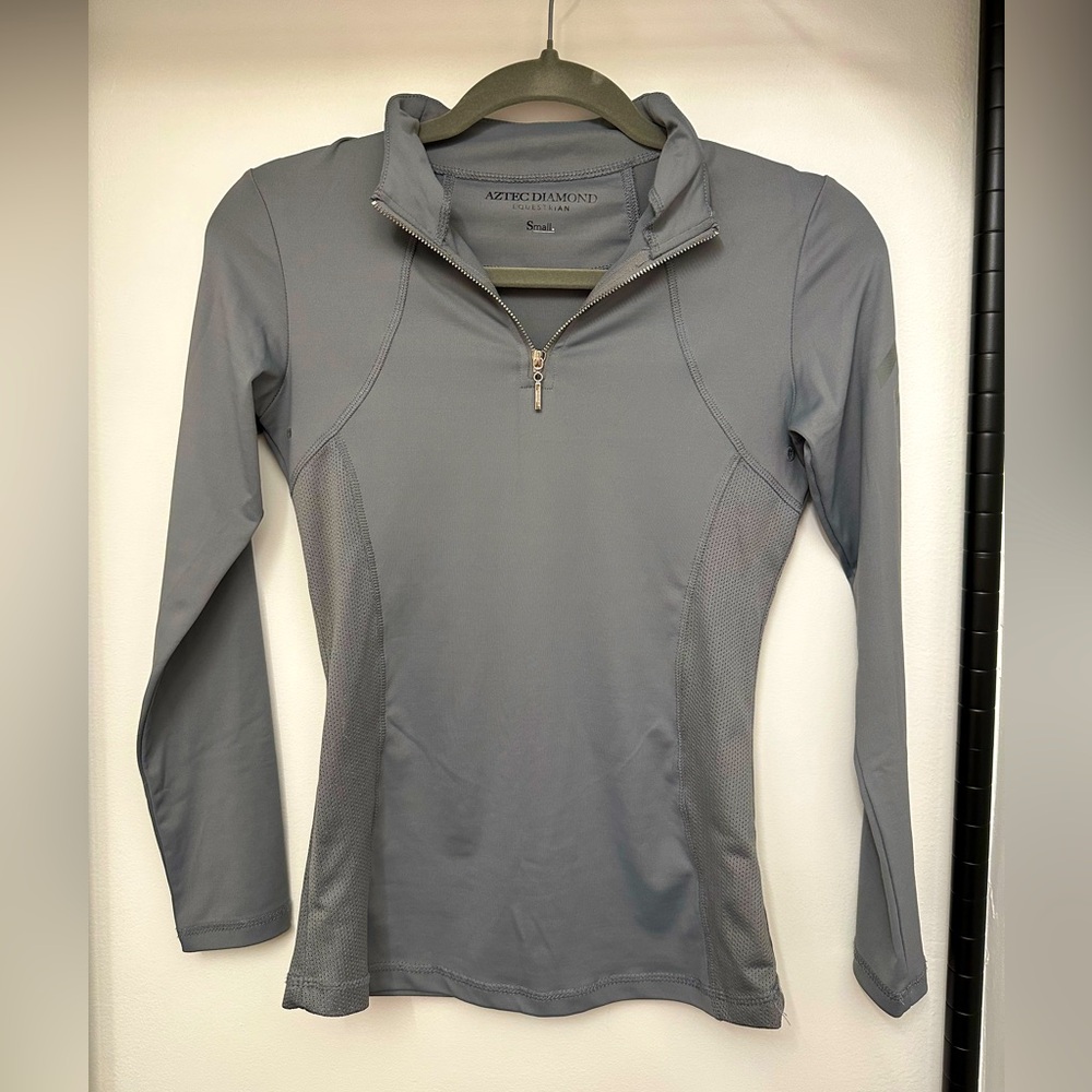 Aztec Diamond Equestrian Grey Base Layer Small